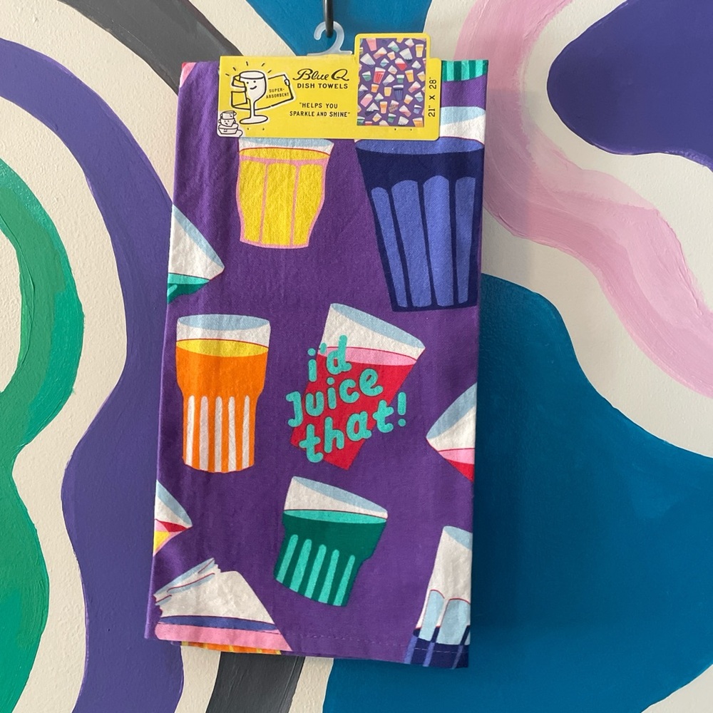 Graphic Art Tea Towel